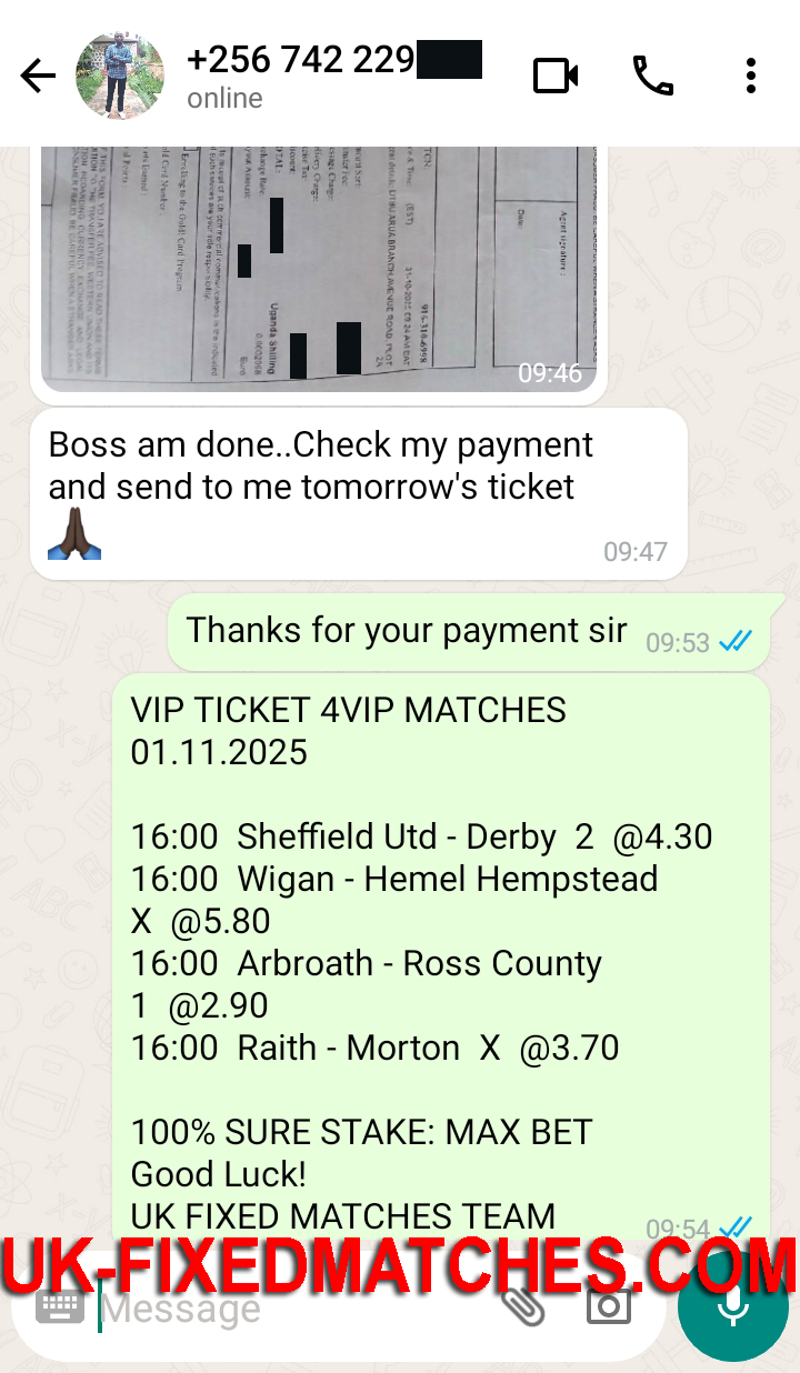 best fixed matches 1x2 01.11.2025