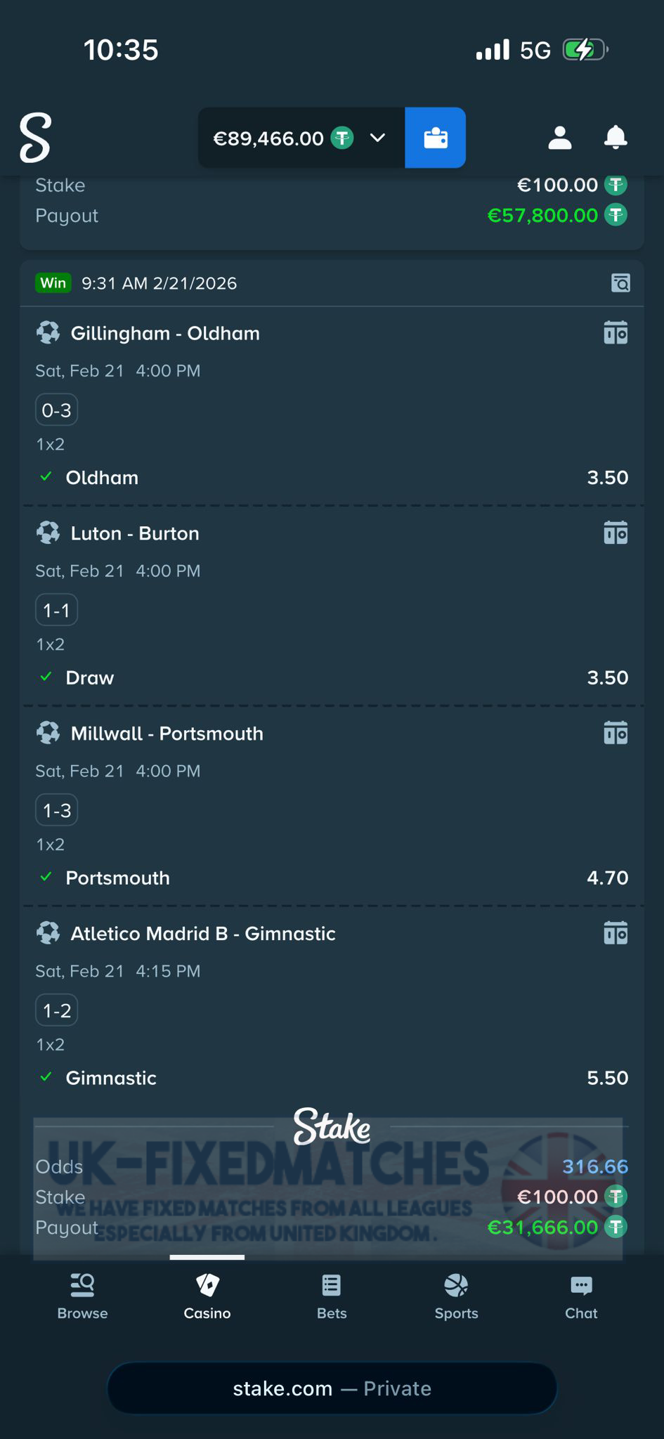 vip fixed matches 21.02.2026