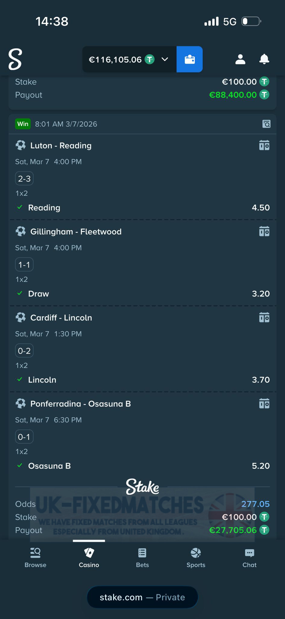 vip fixed matches 07.03.2026