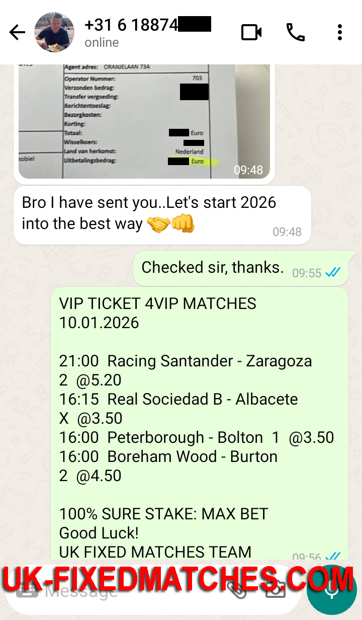 best fixed matches 1x2 10.01.2026