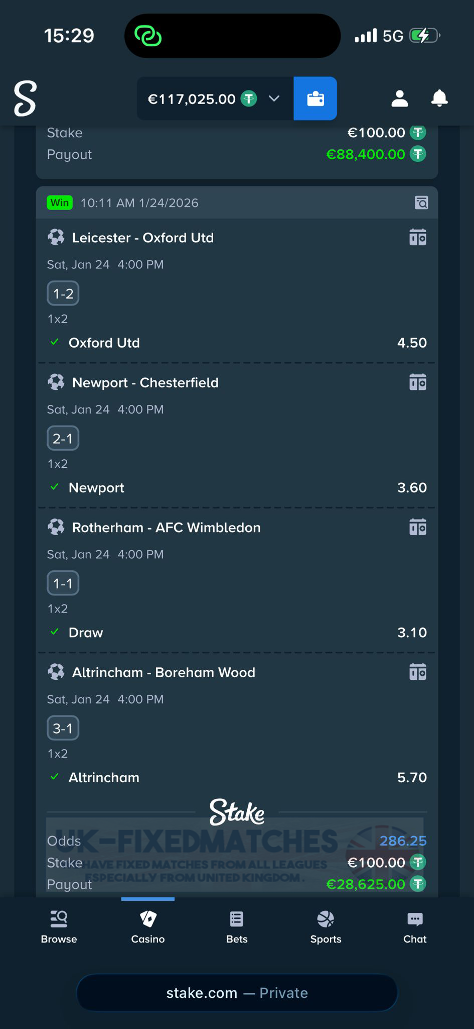 vip fixed matches 24.01.2026