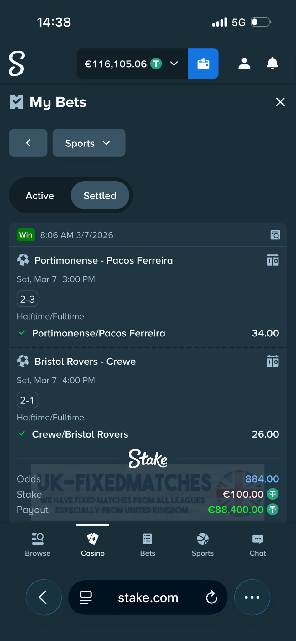 fixed matches ht ft 07.03.2026