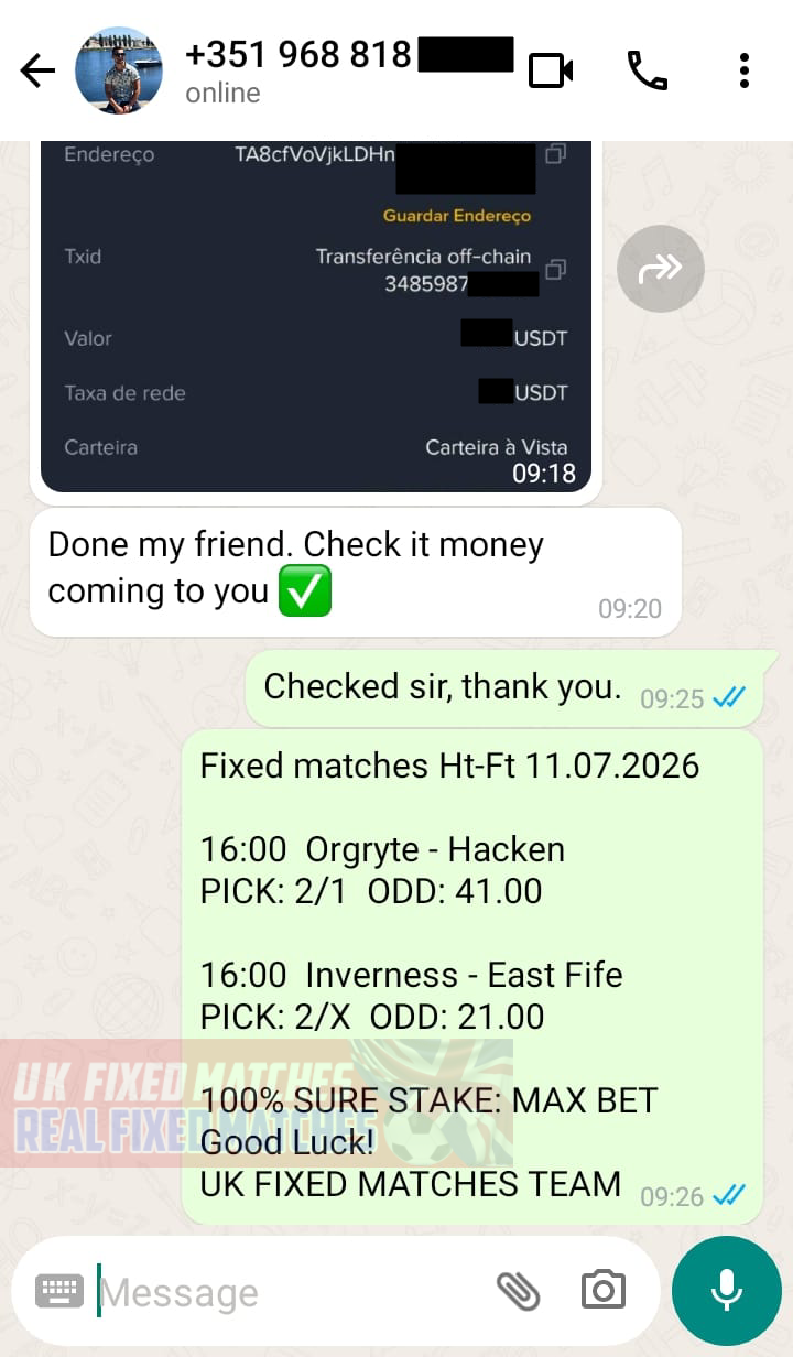 real fixed matches ht ft 11.07.2026