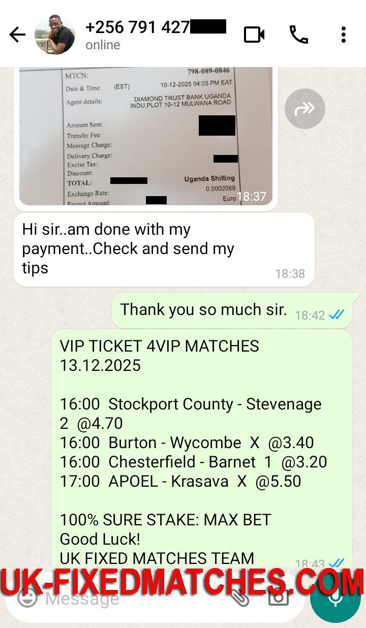 best fixed matches 1x2 13.12.2025