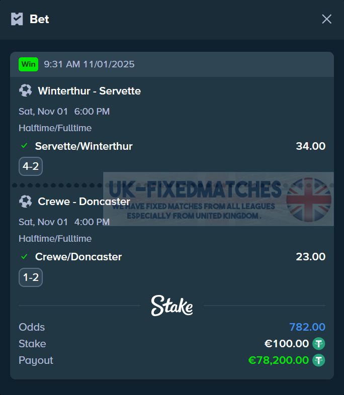 fixed matches ht ft 01.11.2025