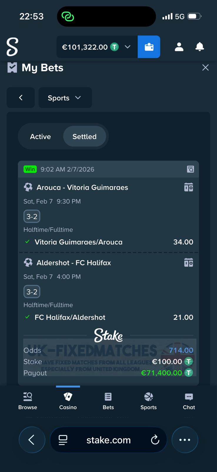 fixed matches ht ft 07.02.2026