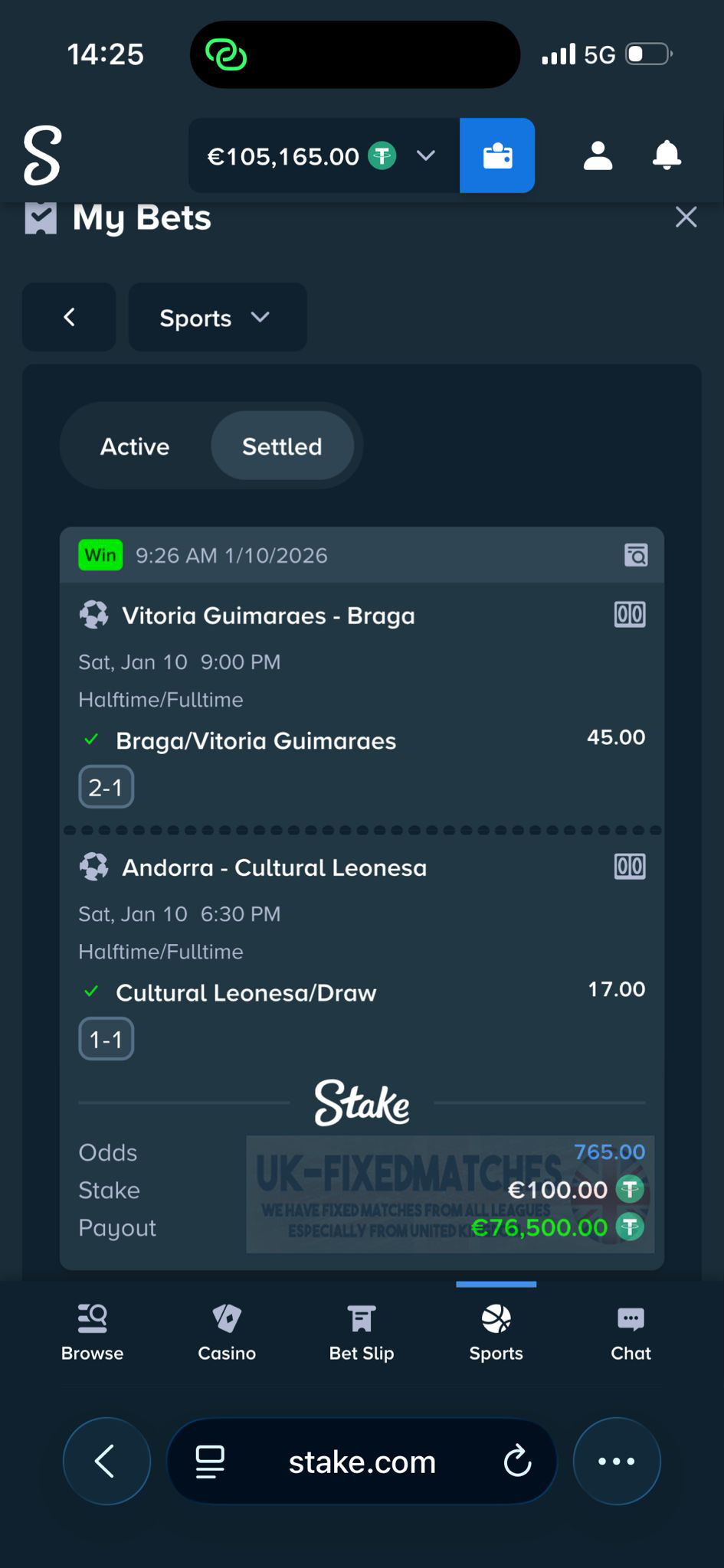 fixed matches ht ft 10.01.2026