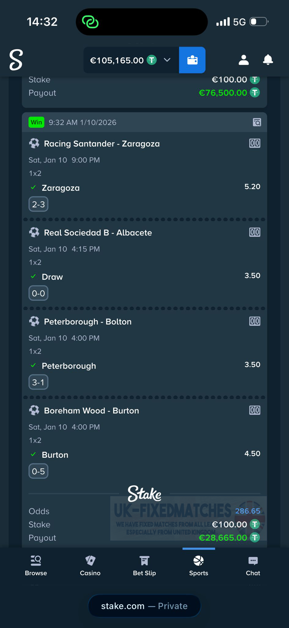 vip fixed matches 10.01.2026